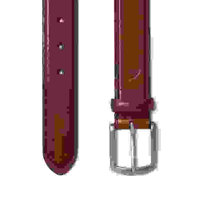 Clarks Dress Belt Burnished Tan