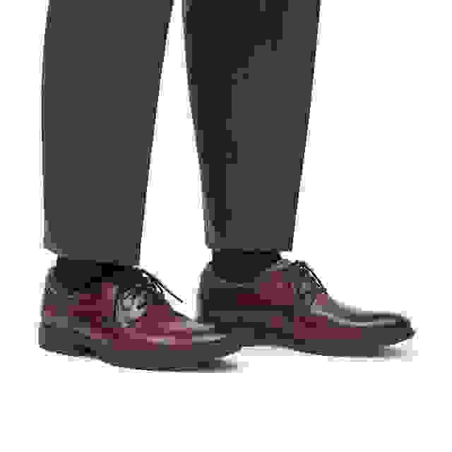 Clarks Eldredge Plain Dark Brown Leather