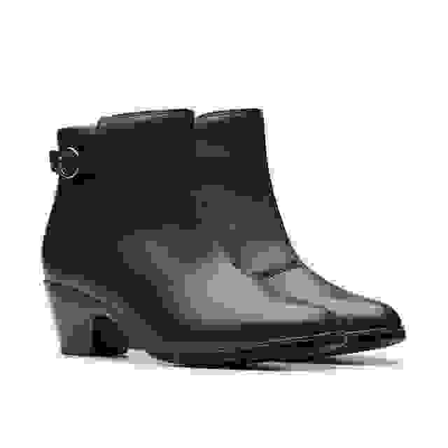 Clarks Emily 2 Belle Black Leather