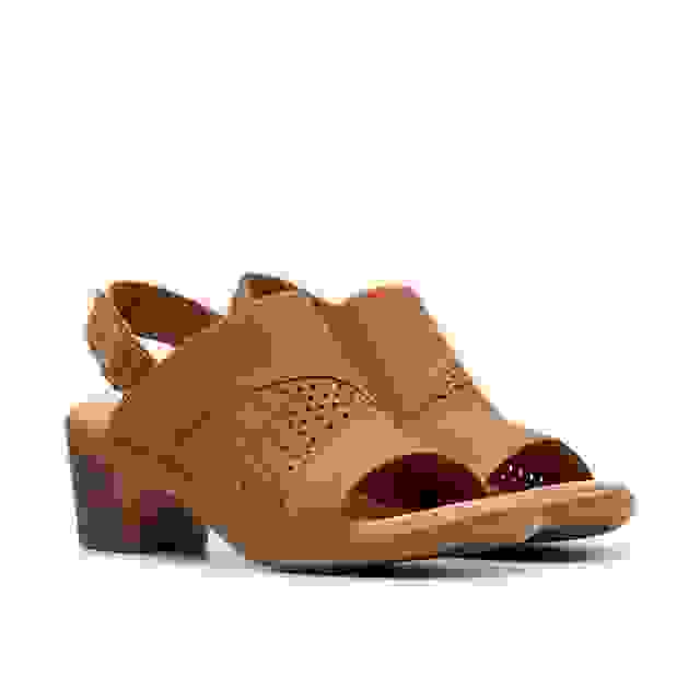 Clarks Emily 2 Mist Tan Nubuck