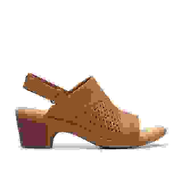 clarks Emily 2 Mist Tan Nubuck
