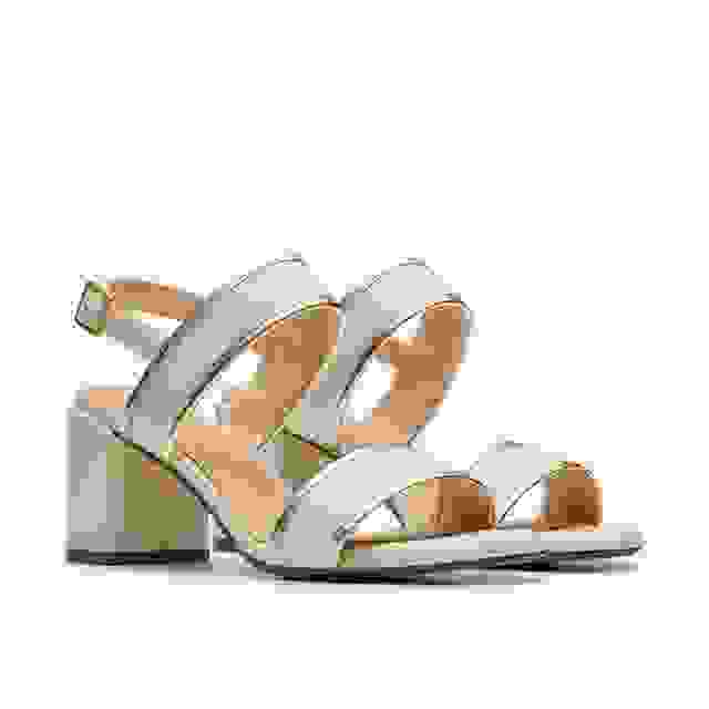 Clarks Ezoria Sling Cream Multicolour