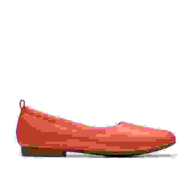 clarks Fawna Soft Coral Leather