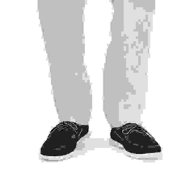 Clarks Flexway Tie Navy Combination