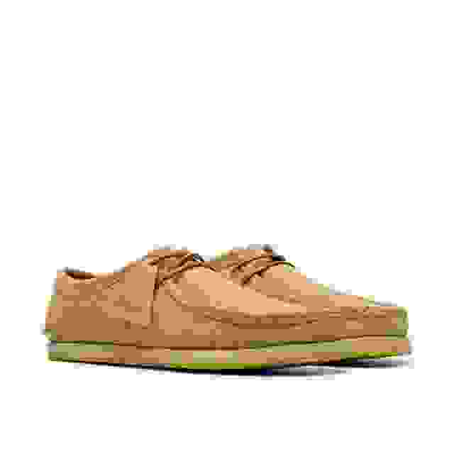 Clarks Godney Lace Dark Sand Suede