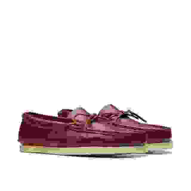 Clarks Godney Mocc British Tan Leather