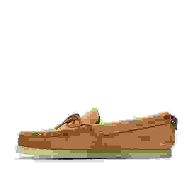 Clarks Godney Mocc Tan Leather