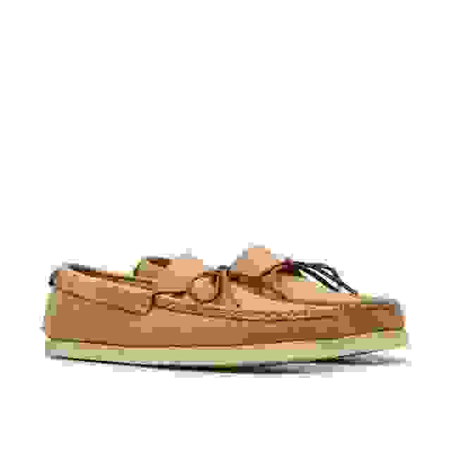 Clarks Godney Mocc Tan Leather