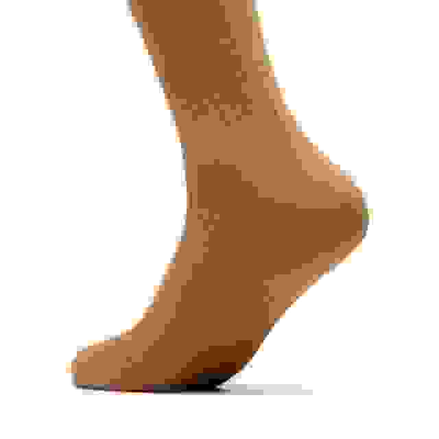 Clarks Heathered Rib Crew Cognac