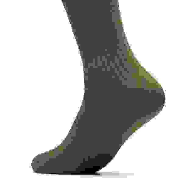 Clarks Heathered Rib Crew Olive