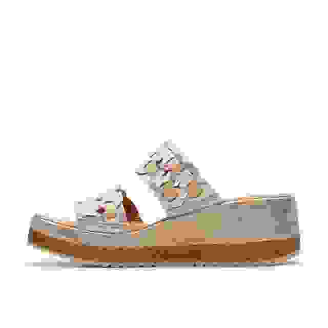 Clarks Kassanda Mule Metallic Combination