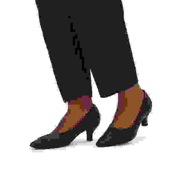 Clarks Kepley Sky Black Leather