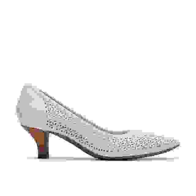 clarks Kepley Sky Off White Leather