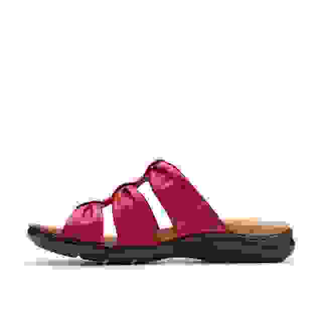 Clarks Kitly Slide Cherry Red