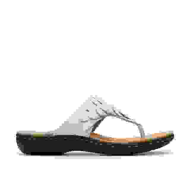 clarks Laurieann Palm Off White Leather