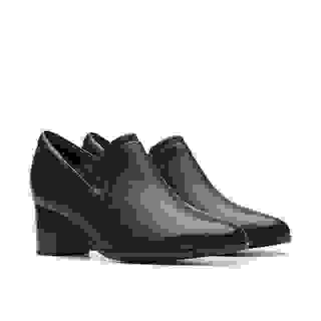 Clarks Loken Way Black Leather