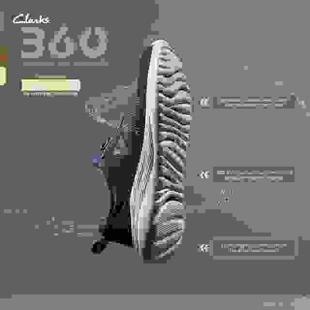 Clarks Lt360 Lo Navy Combination