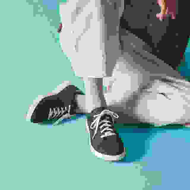 Clarks Mapstone Lace Navy Knit