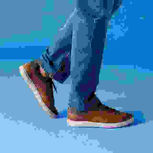 Clarks Mapstone Lace Tan Leather