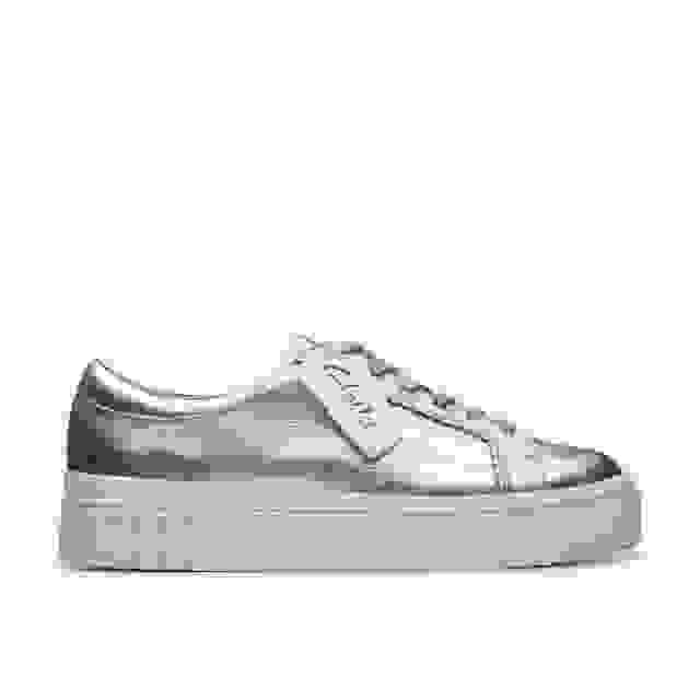 clarks Mayhill Walk Silver Metallic