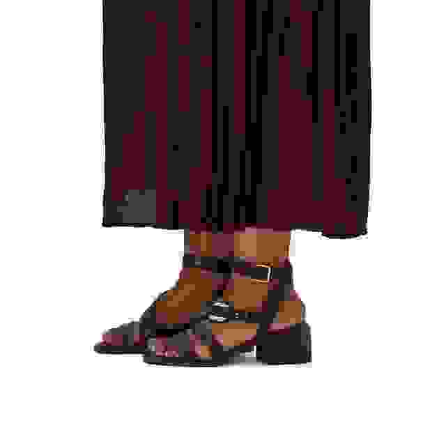 Clarks Morwyn Strap Black Leather