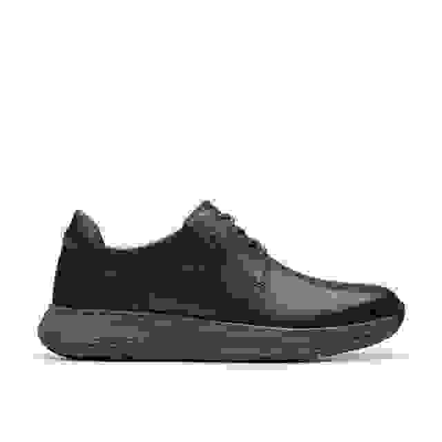 clarks Motion Trek PT Black Leather
