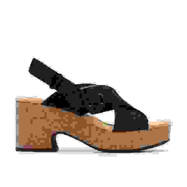 clarks Nerisa West Black Nubuck