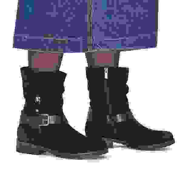 Clarks Nissini Pearl Black Suede