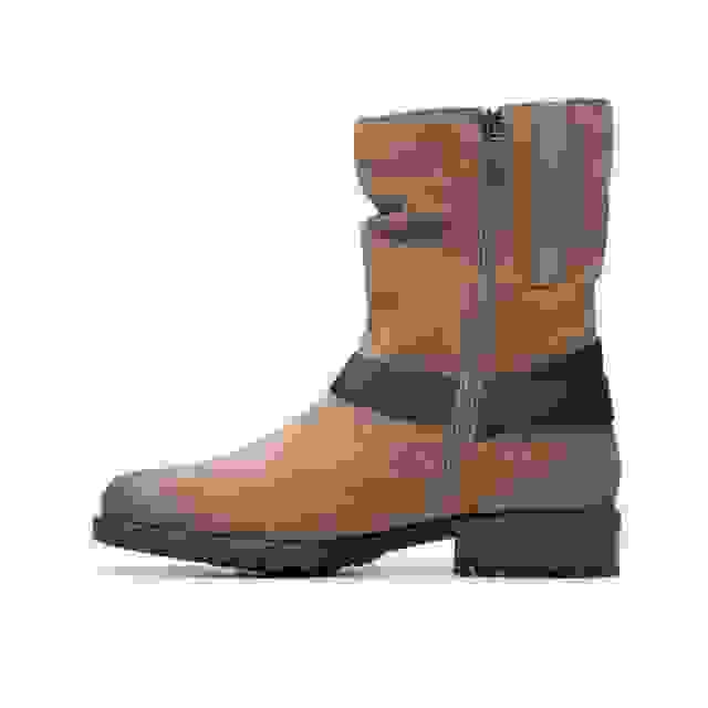 Clarks Nissini Pearl Pebble Suede