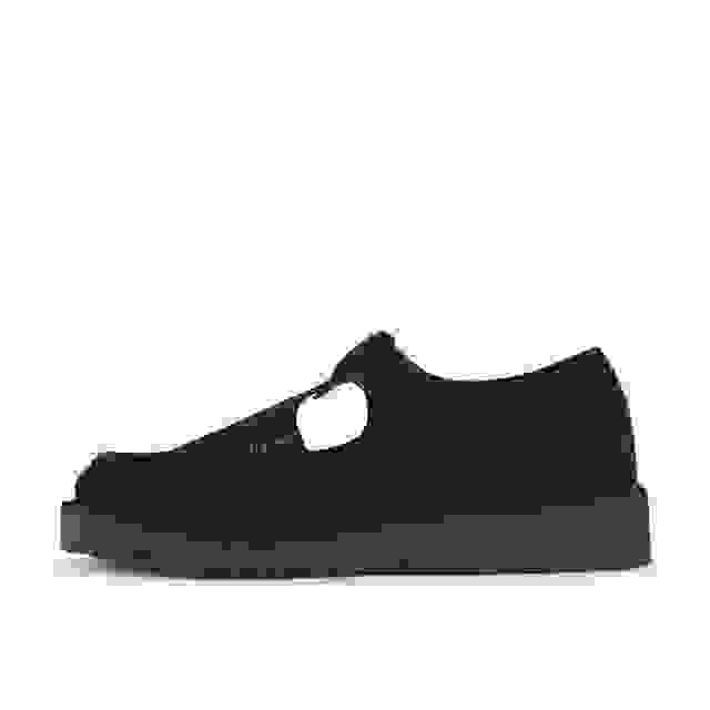 Clarks Nomad T Bar Black Suede