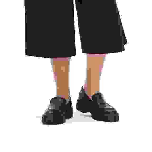 Clarks Page Loafer Black Leather