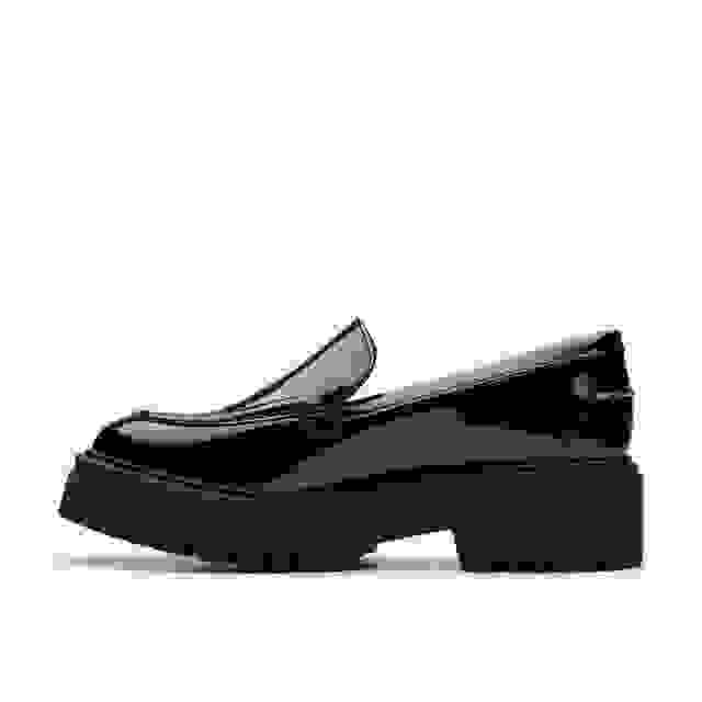 Clarks Page Loafer Black Patent