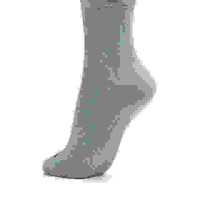 Clarks Pointelle Ruffle Crew Green