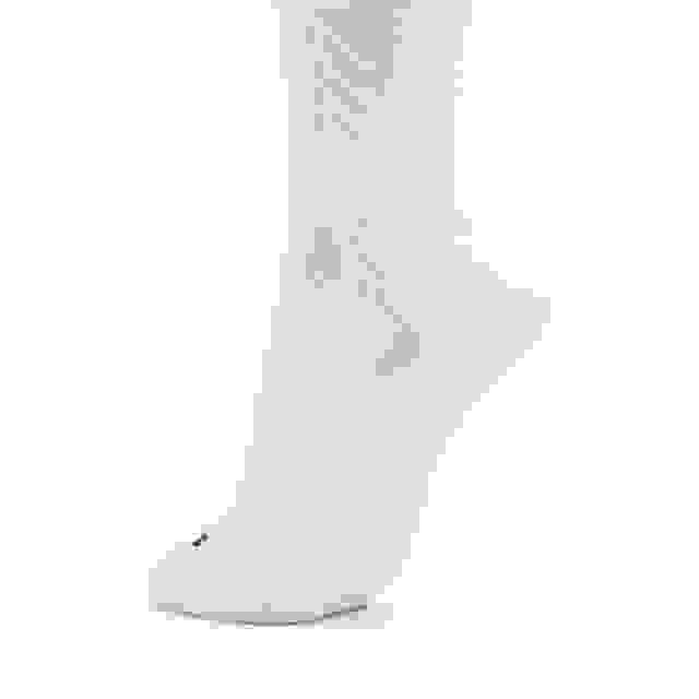 Clarks Pointelle Ruffle Crew White