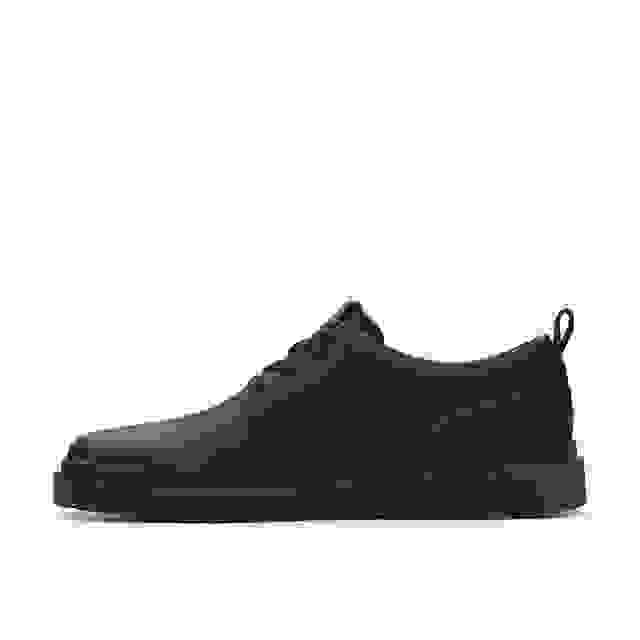 Clarks Polden Lace Black Leather