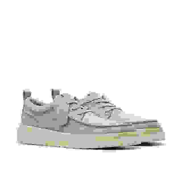 Clarks Polden Moc Grey Canvas