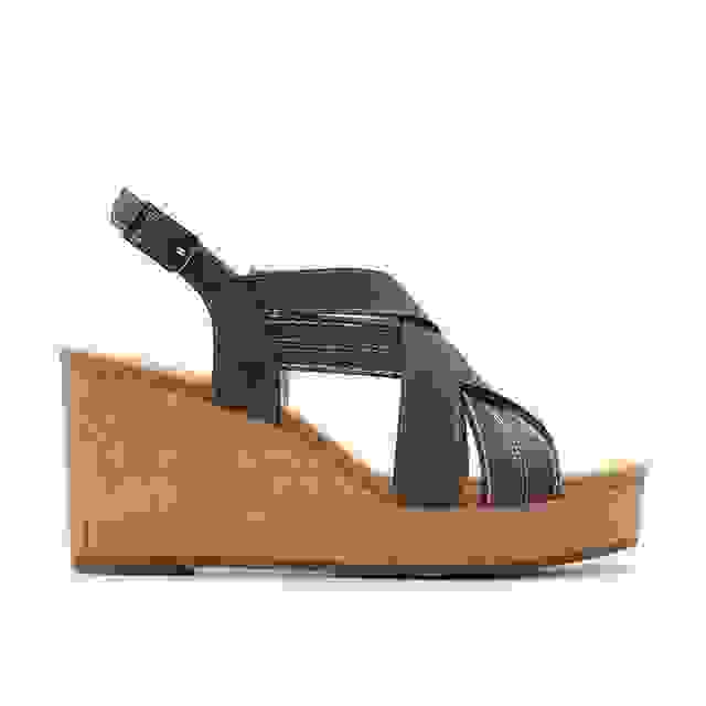 clarks Sabina Sling Navy Nubuck