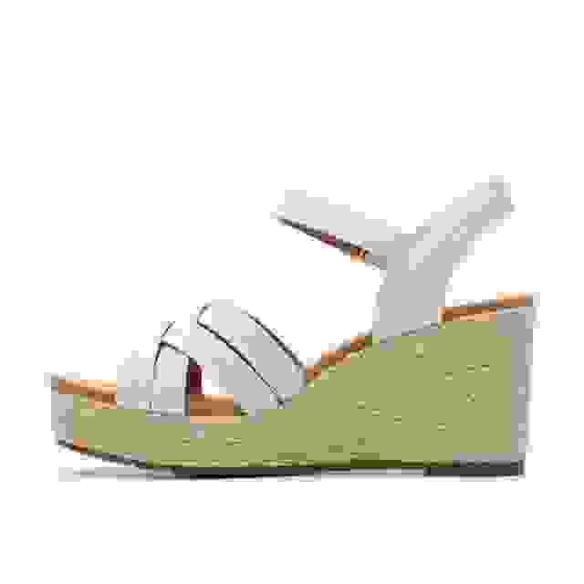 Clarks Sabina Strap Cream Leather