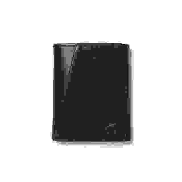 clarks Shine Trifold Wallet Black