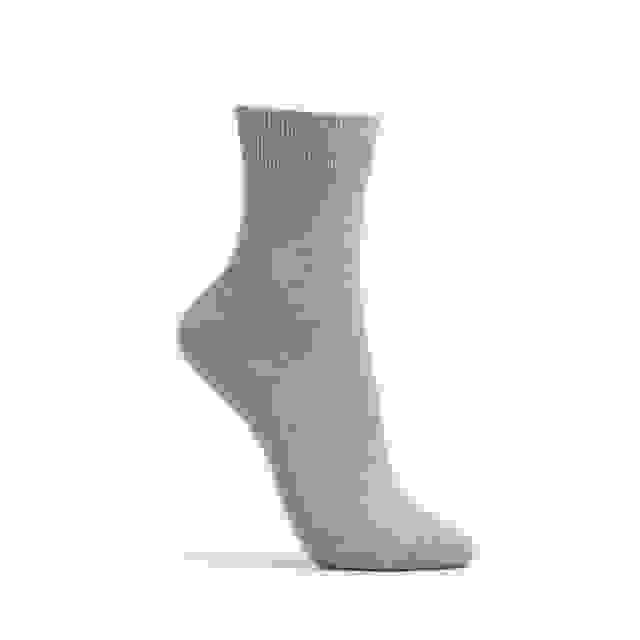 clarks Solid Dress Crew Sock Heather