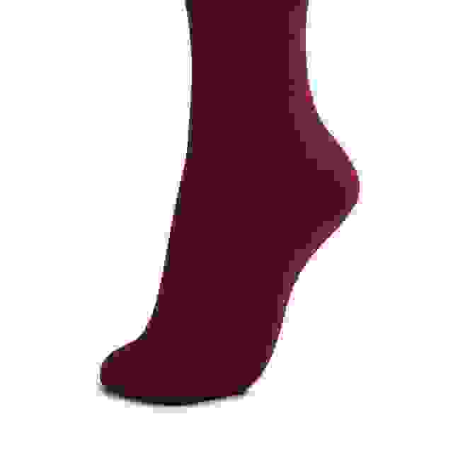 Clarks Solid Dress Crew Sock Wine