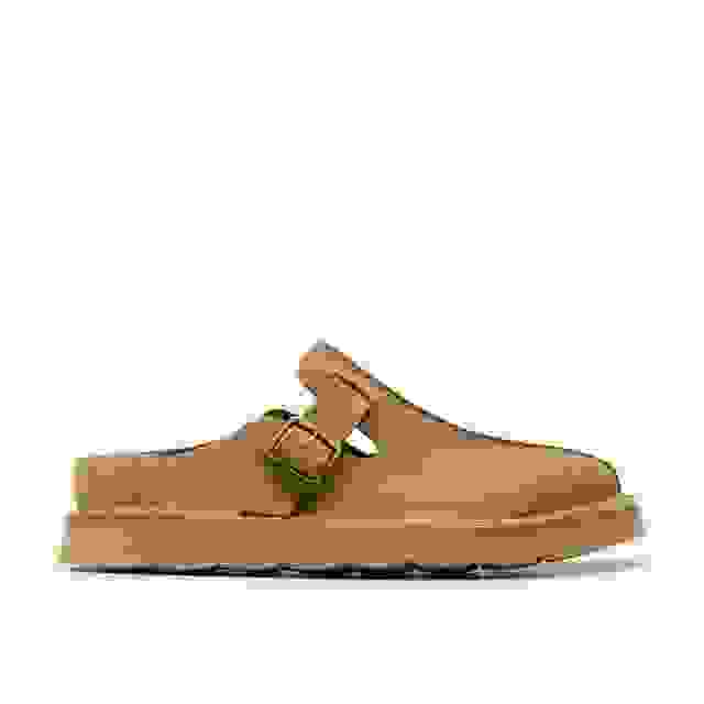 clarks Solsbury Mule Dark Sand Suede