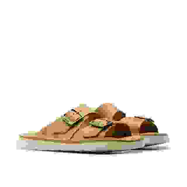 Clarks Solsbury Strap Dark Sand Leather
