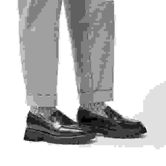 Clarks Stayso Edge Black Leather