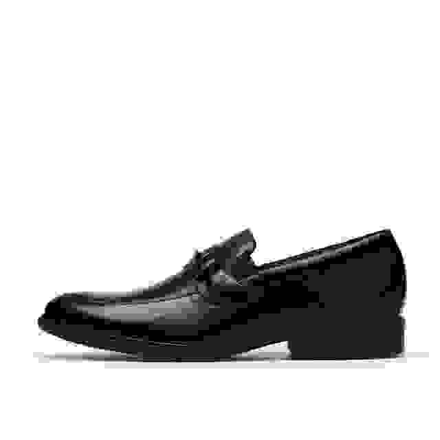 Clarks Steadwell Bit Black Leather