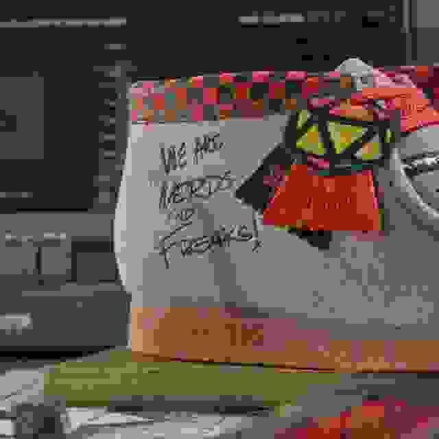 Clarks Stranger Things Wallabee Kid Sand Interest