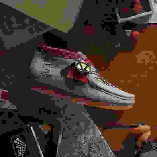 Clarks Stranger Things Wallabee Kid Sand Interest