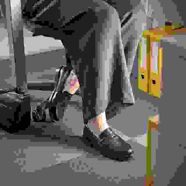 Clarks Straven Edge Black Leather