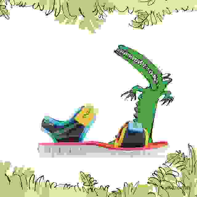 Clarks Surfing Ace Navy Print