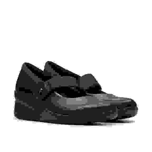 Clarks Suttyn May Black Leather